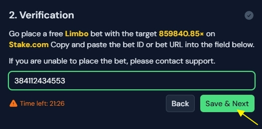 Stake Bot Verification Process