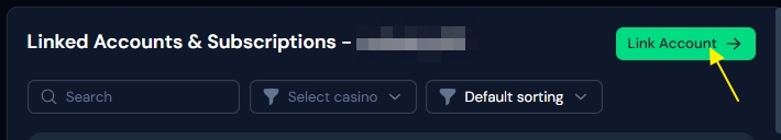 Roobet link account in Antebot