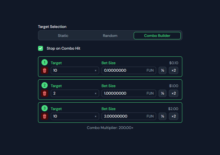 Combo Builder